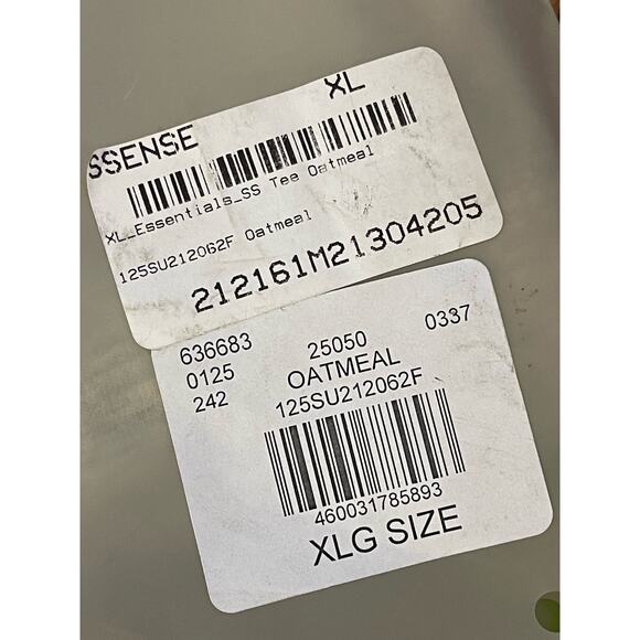 Fear of God Essentials Short Sleeve T-Shirt in Oatmeal Size XL NWT - Picture 7 of 8